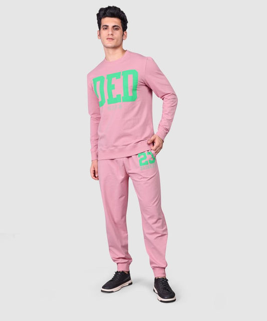 Pink DED Sweatshirt for Men